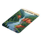 Latvia Gauja National Park Travel Magnet (Linke Seite)