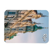 Latvia Riga Art Nouveau Travel Magnet (Horizontal)