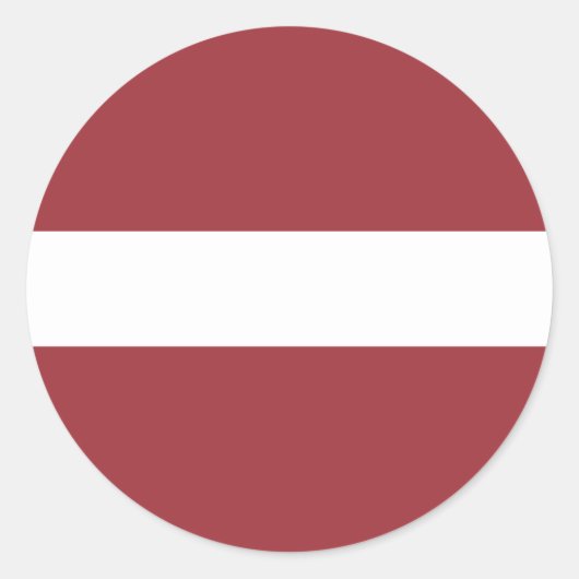 Latvia Runder Aufkleber (Vorderseite)