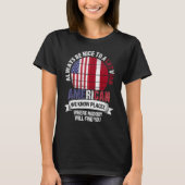 Latvian American We know Places where Country Latv T-Shirt (Vorderseite)