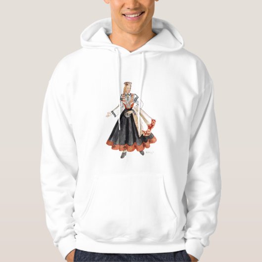 Latvian Bartas Entwurf Hoodie (Vorderseite)