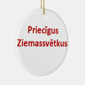 latvian priecigus ziemassvetkus Ornament (Rechts)