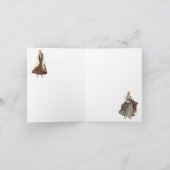 Latvian Tradtitional Kostüm Nica Karte (Innenseite)