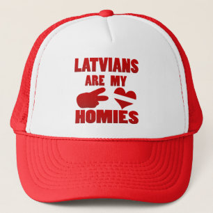 Latvians sind mein Homies Truckerkappe