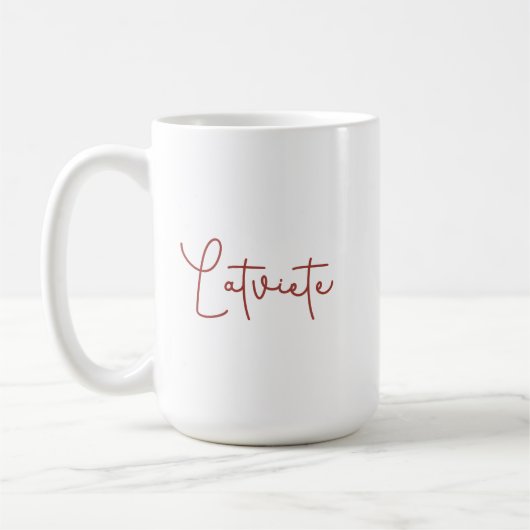 Latviete Kaffeetasse (Links)