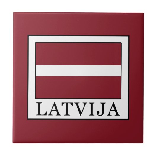 Latvija Fliese (Vorderseite)