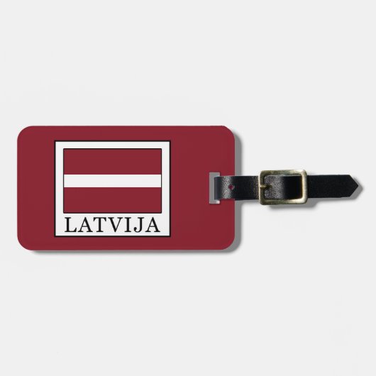 Latvija Gepäckanhänger (Vorderseite horizontal)