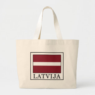Latvija Jumbo Stoffbeutel