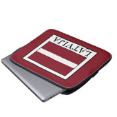 Latvija Laptopschutzhülle (Vorne Knopf)