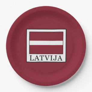 Latvija Pappteller