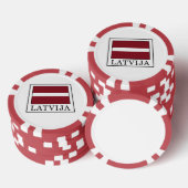 Latvija Pokerchips (Stapel)