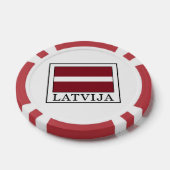 Latvija Pokerchips (Einzeln)