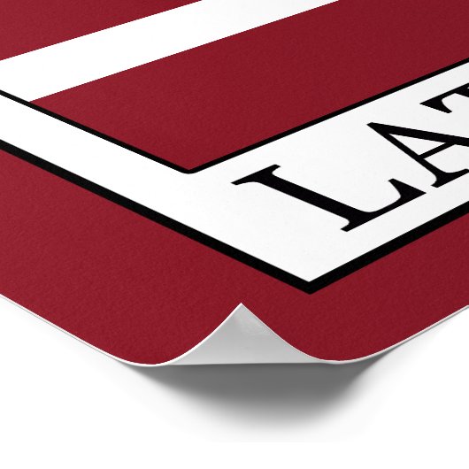 Latvija Poster (Ecke)