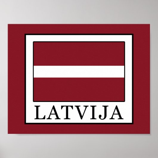 Latvija Poster (Vorne)