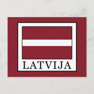 Latvija Postkarte