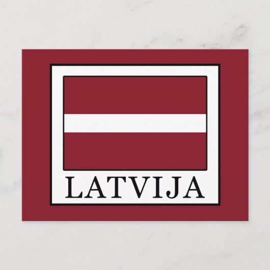Latvija Postkarte (Vorderseite)