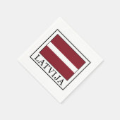 Latvija Serviette (Ecke)