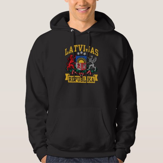 Latvijas Republika Hoodie (Vorderseite)