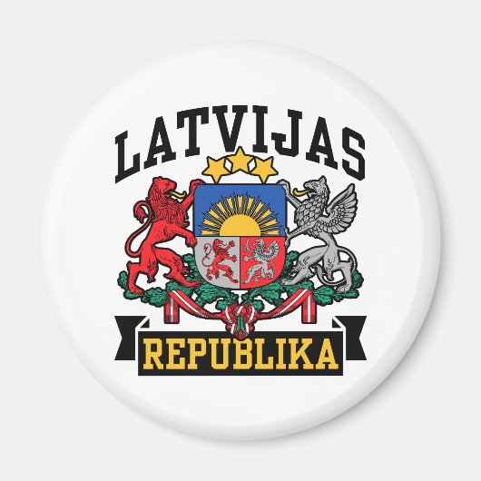 Latvijas Republika Magnet (Vorne)