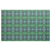 Laub-abstrakte Pop-Kunst im Jade-Grün und lila Stoff (Yard (91,4 cm))