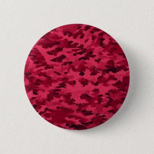 Laub-erröten abstrakte Pop-Kunst Rot Button