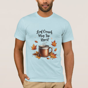 Laub knistern, Tasse schlürfen, wiederholen - Herb T-Shirt