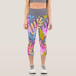 Laub, lass mich in Ruhe Capri Leggings