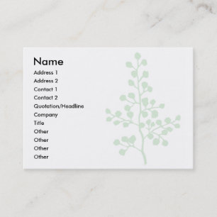 Laub-Nr. 3% pipe% Visitenkarte