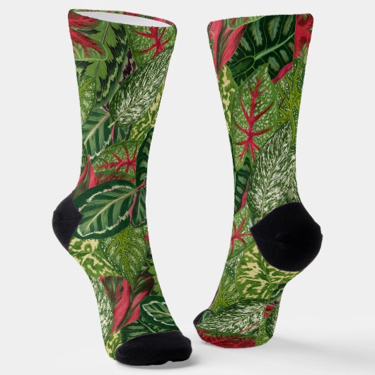 Laub Socken (Gewinkelt)