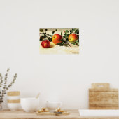 Laubäpfel Poster (Küche)