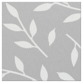 Laubäume sind weiß auf grau oder JEDER Farbe Stoff (Nahaufnahme)