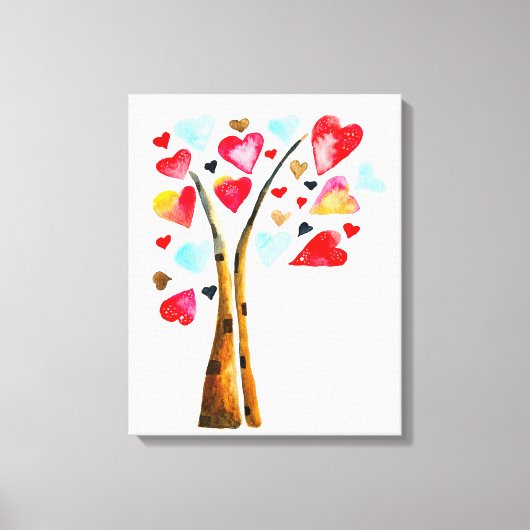 Laubbaum-Kalkvalemtine Leinwanddruck (Vorderseite)