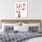 Laubbaum-Kalkvalemtine Leinwanddruck (Insitu (Schlafzimmer))