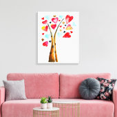 Laubbaum-Kalkvalemtine Leinwanddruck (Insitu (Wohnzimmer))