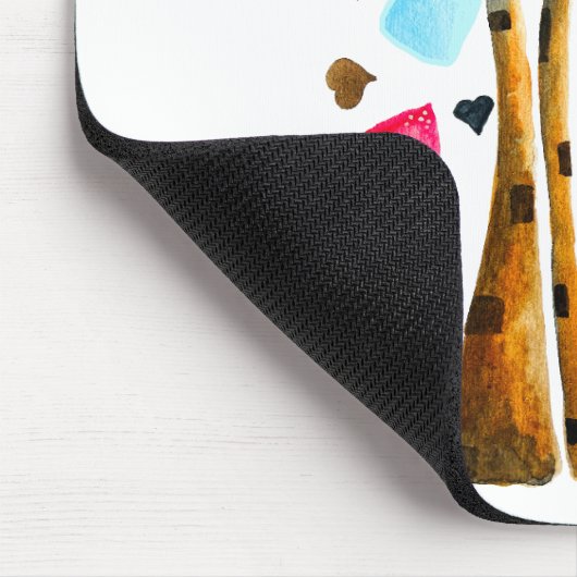 Laubbaum-Kalkvalemtine Mousepad (Ecke)