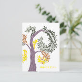 Laubbaum nach Abtei-Pflege Postkarte (Stehend Vorderseite)