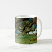 Laubblätterblättern Kaffeetasse (VorderseiteRechts)