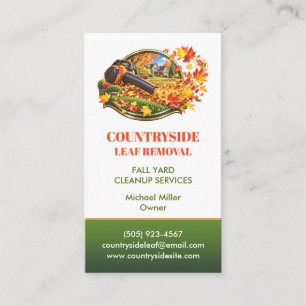 Laubentfernung & Herbst-Gartenreinigung-Service Vo Visitenkarte
