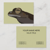 Laubfrosch visitenkarte (Vorne/Hinten)