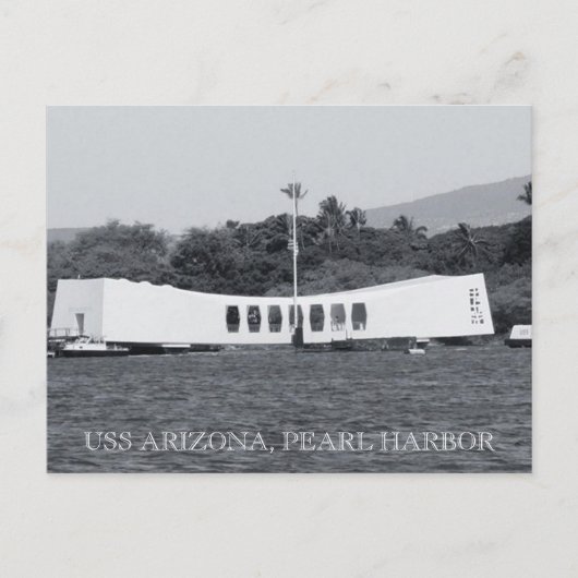Laubhafen uss arizona postkarte (Vorderseite)
