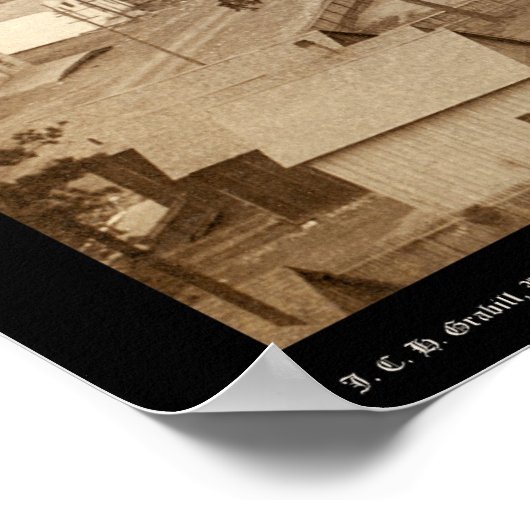 Laubholzansicht von Engleside SD 1888 Poster (Ecke)