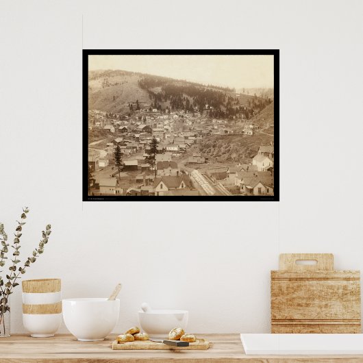 Laubholzansicht von Engleside SD 1888 Poster (Küche)