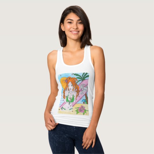 Laubholzaphrodite Tank Top (Vorderseite Vollansicht)