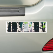 Laubholzbäume mit Laubbäumen Autoaufkleber (Auf Auto)
