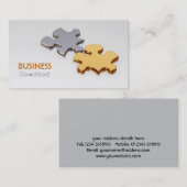 Laubsäge bessert Visitenkarte aus (Vorne/Hinten)