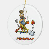 Laubsauger-Mann! Keramikornament (Links)