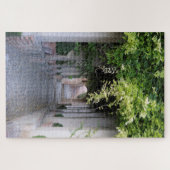 Laubüberwachsener Gehweg, Spanien Puzzle (Horizontal)