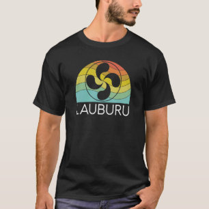 Lauburu Baskenland Cross Ikurrina Euskal Herri T-Shirt