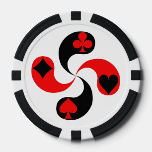 Lauburu Baskischer Kreuzweg Ristorante Al Pentolin Pokerchips