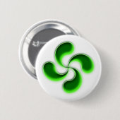 lauburu baskisches Kreuz basque cross Button (Vorne & Hinten)